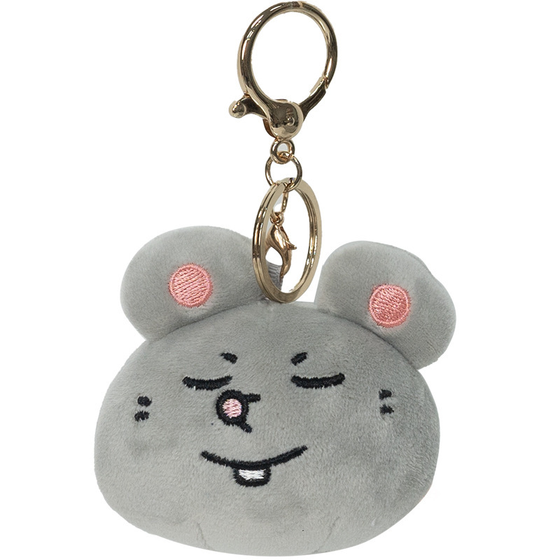 10cm cabeza de rata colgante-ojo cerrado / [Autorización genuina de Meiji y Rata]