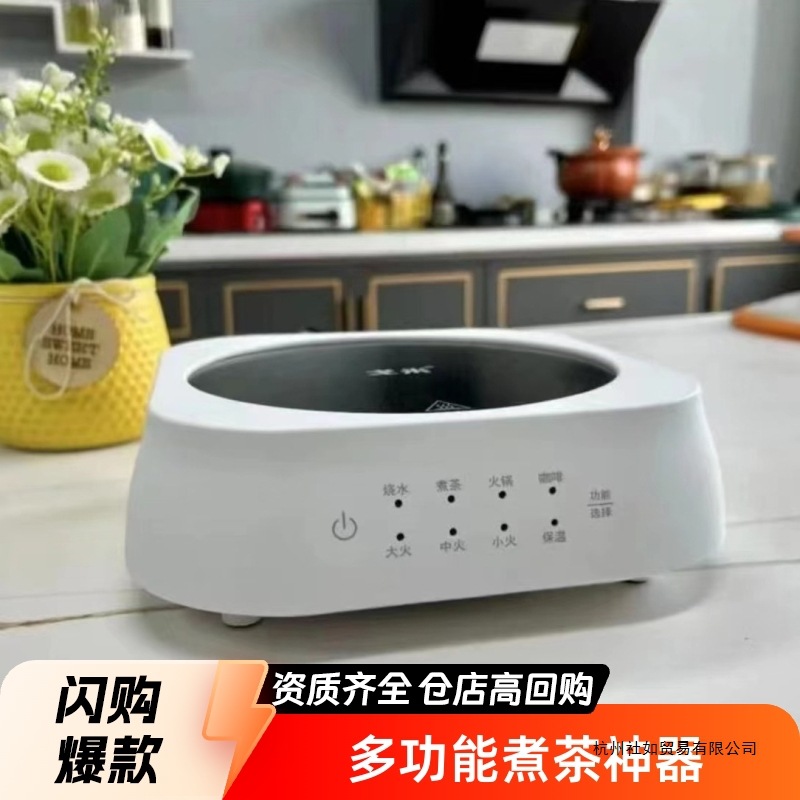 Gomi Direct Sales Electric Ceramic Stove 1000W Mini Tea Stove Small Glass Water Boiling Tea Stove Tea Set Customized Logo Other