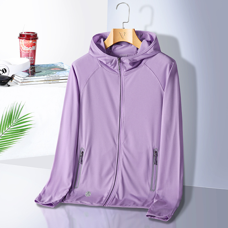 Ropa de piel al aire libre de verano de seda de hielo para hombres y mujeres rompevientos deportivo protección UV ropa de protección solar ropa de pesca transpirable