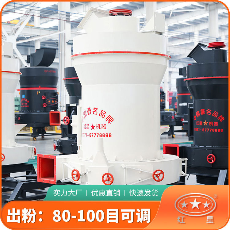 粉煤灰雷蒙磨雷蒙磨粉机型号参数 出料粒度均匀通筛率高 红星