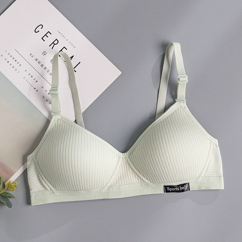 Wireless Girls' Training Bra Top, Comfortable Thin Support, Sizes 32/70AB–38/85AB