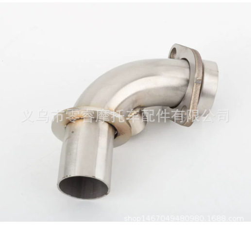 Motorcycle Modified Exhaust Pipe Front Section Suitable for Vespa Gtv Gts 250 300Ie 2008-2020