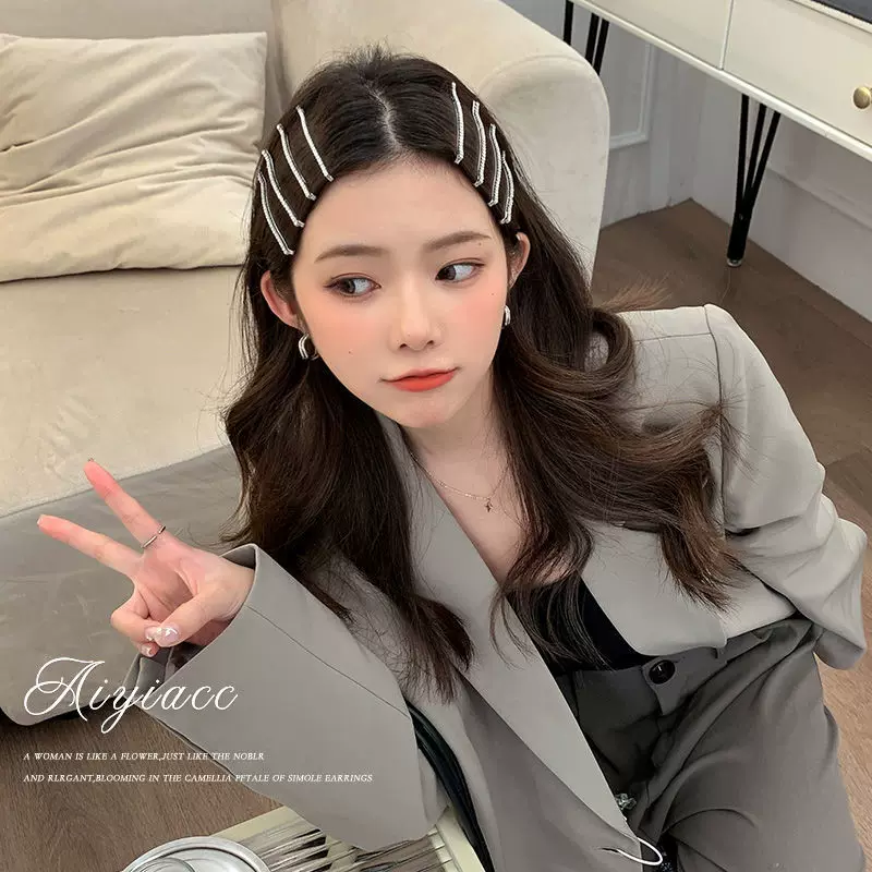 Hairgrip, demi-season hairpins, bangs, crab pin, hair accessory