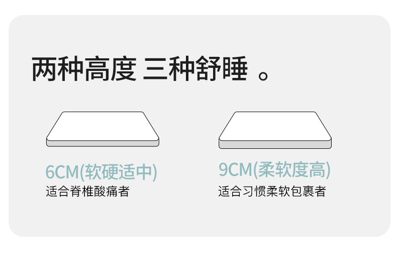 慕棉眠 乳胶床垫榻榻米垫子加厚家用记忆棉软床垫