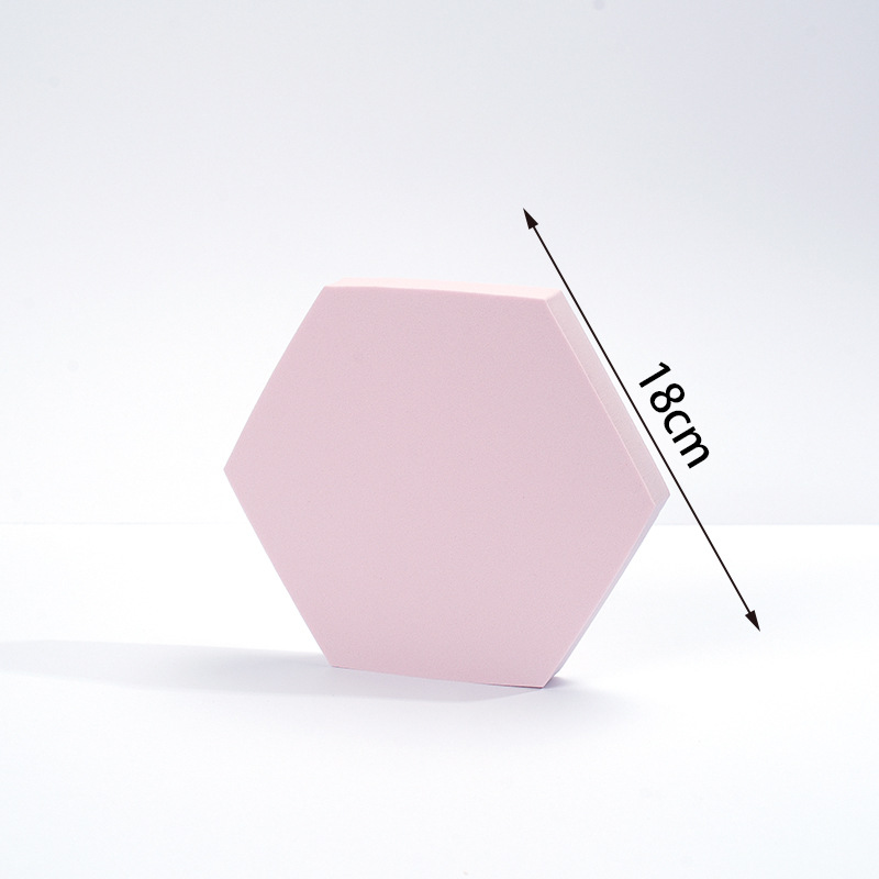 Cube fotografía apoyos trapezoidal geometría hueca fotografía decoración fotografía Fondo ins simple fotografía Decoración