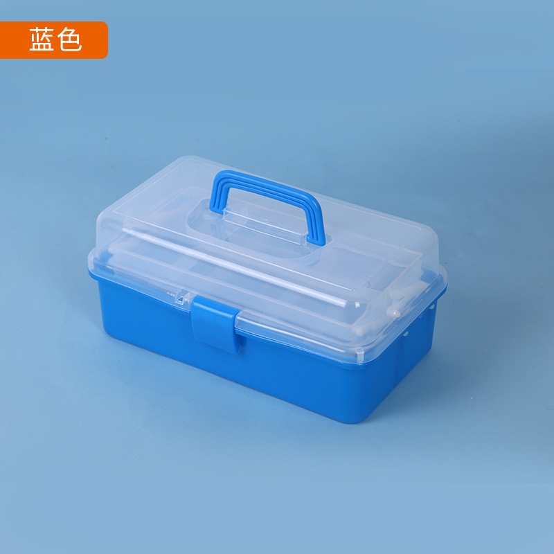 スポット三層調節可能な折りたたみアートマニキュア用品収納ボックスマルチカラーデスクトップ収納雑貨部品ツールボックス|undefined