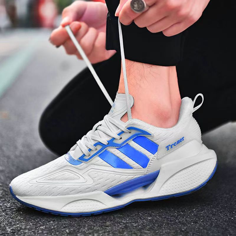 Men's Casual Shoes, Summer New Sports Shoes, Fashionable Korean Style Men's Shoes, Mesh Breathable Student Running Shoes for Men