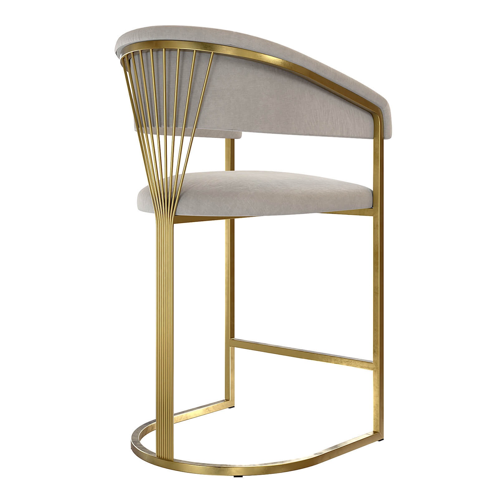 Scandinavian High Bar Stools Velvet Counter Party Event Club Home Bar Island Chair Living Room Home