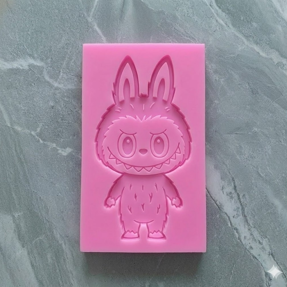 2025 New Sugar Painting Mold DIY Cartoon Shape Food Grade Silicone Mold Commercial Stall Making Sugar Man Mold