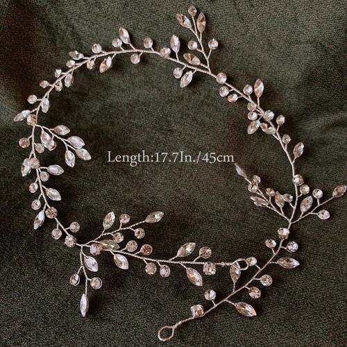 Amazon cross-border bridal tiara crystal rhinestone headband light luxury style wedding hair accessories wedding accessories