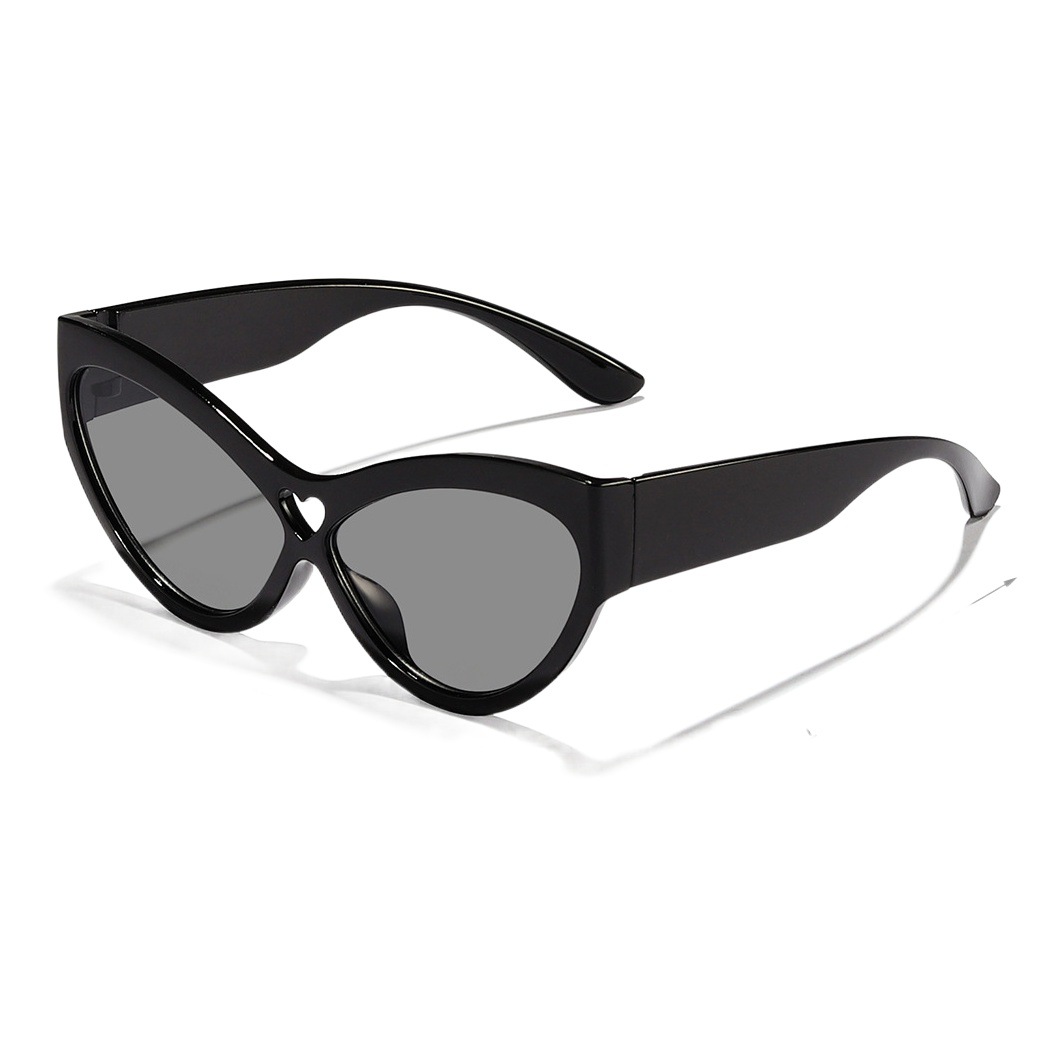 2024 nuevos niños ojo de gato encantador hueco de moda todo partido gafas de sol al aire libre gafas de sol de color caramelo