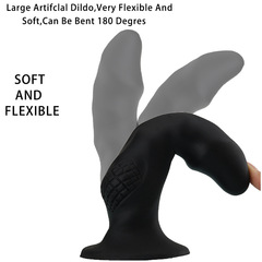 Jiuxi Amazon Silicone Realistic Wolf Penis Black Female Adult Toy Wolf Whip Fake Penis Handheld Black