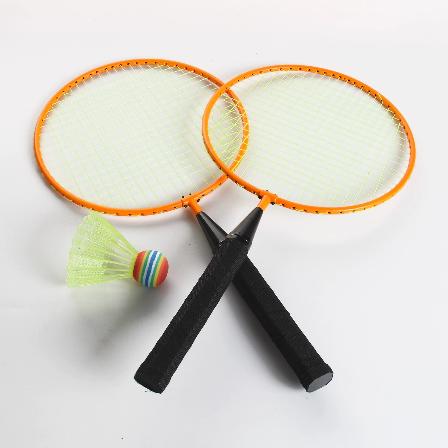 迪卡克 Big round head badminton racket set two shots and one goal