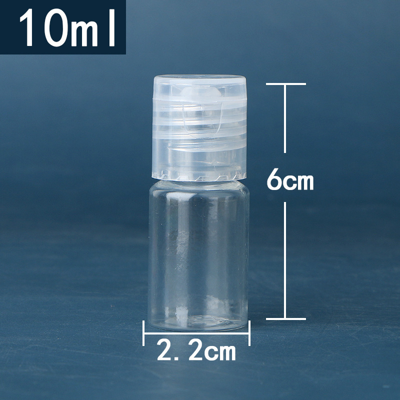 スポット5-100ミリリットルフリップボトルpet透明プラスチック分注ボトル液体ローションボトル蝶蓋分注ボトル|undefined