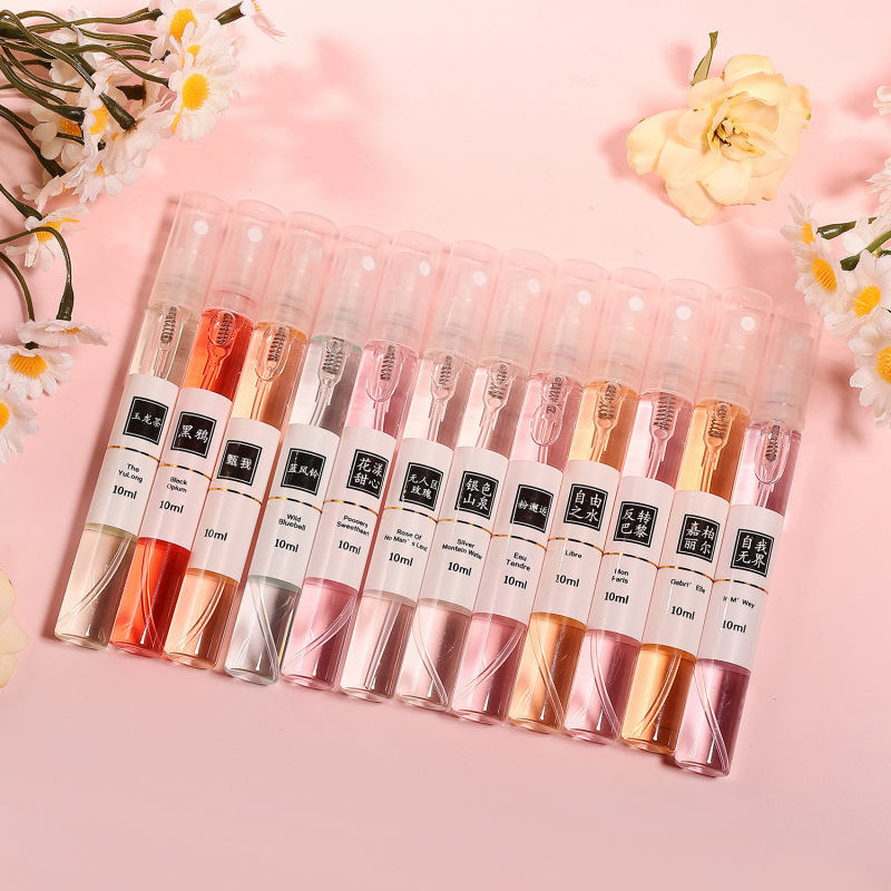10ml male and female perfume samples wholesale lasting fresh and light fragrance strong fragrance encounter black crow jade dragon tea students female