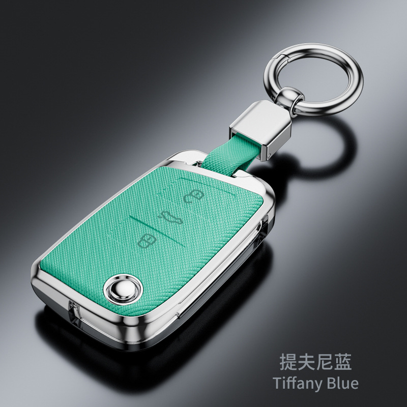 SuitabLe for VoLkswagen Sagitar Tiguan L Lavida Santana Bora Tanyue Passat Cross Pattern FashionabLe Key Cover