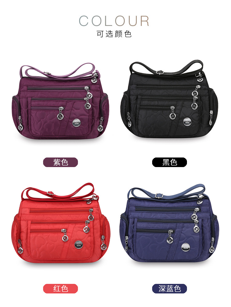 Crossbody bag for women 2025 New style middle-aged women's bag, large capacity single-shoulder mom bag, versatile, casual and fashionable women's bag undefined