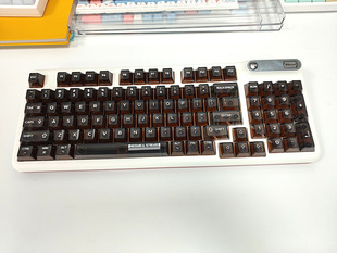 Original height PC bright transparent black key cap transparent cap