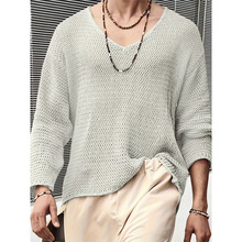 M 76773 Men Hollow Knit Sweater ��ʿ�ο���֯���羳����ͨ