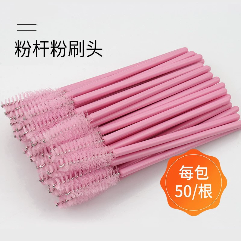 Disposable brush for eyelashes, curly false eyelashes for extension