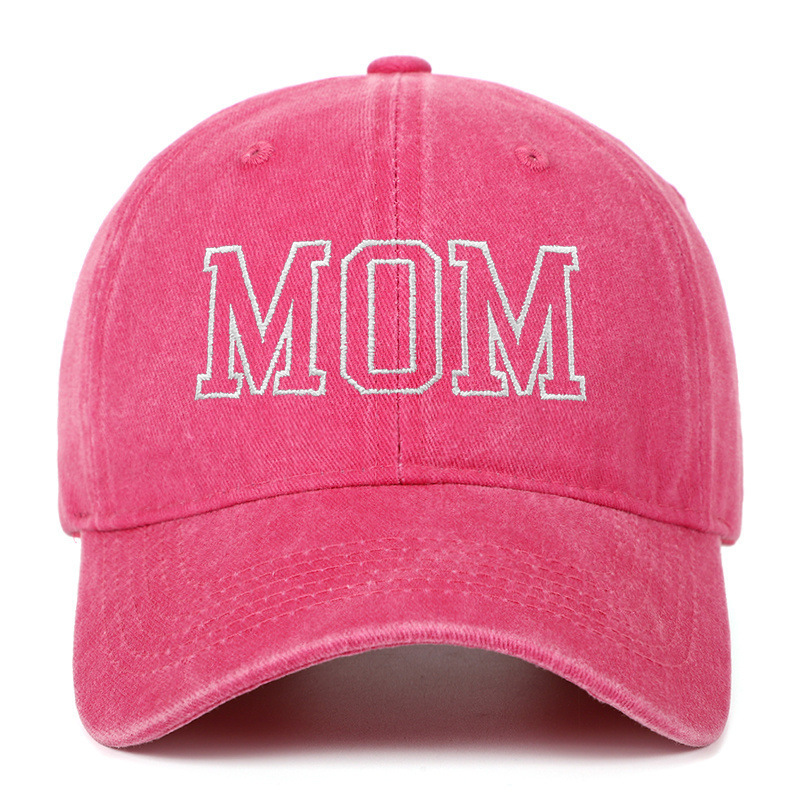 Amazon ベストセラー ウォッシュドコットン DAD MOM 刺繍ベースボールキャップ レトロ スポーツ レジャー ピークキャップ トレンディなサンハット|undefined