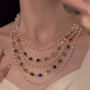 宫廷风气质法式时尚毛衣链