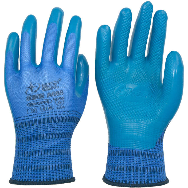 Guantes de protección contra el desgaste A678 Dedo de goma resistente al desgaste