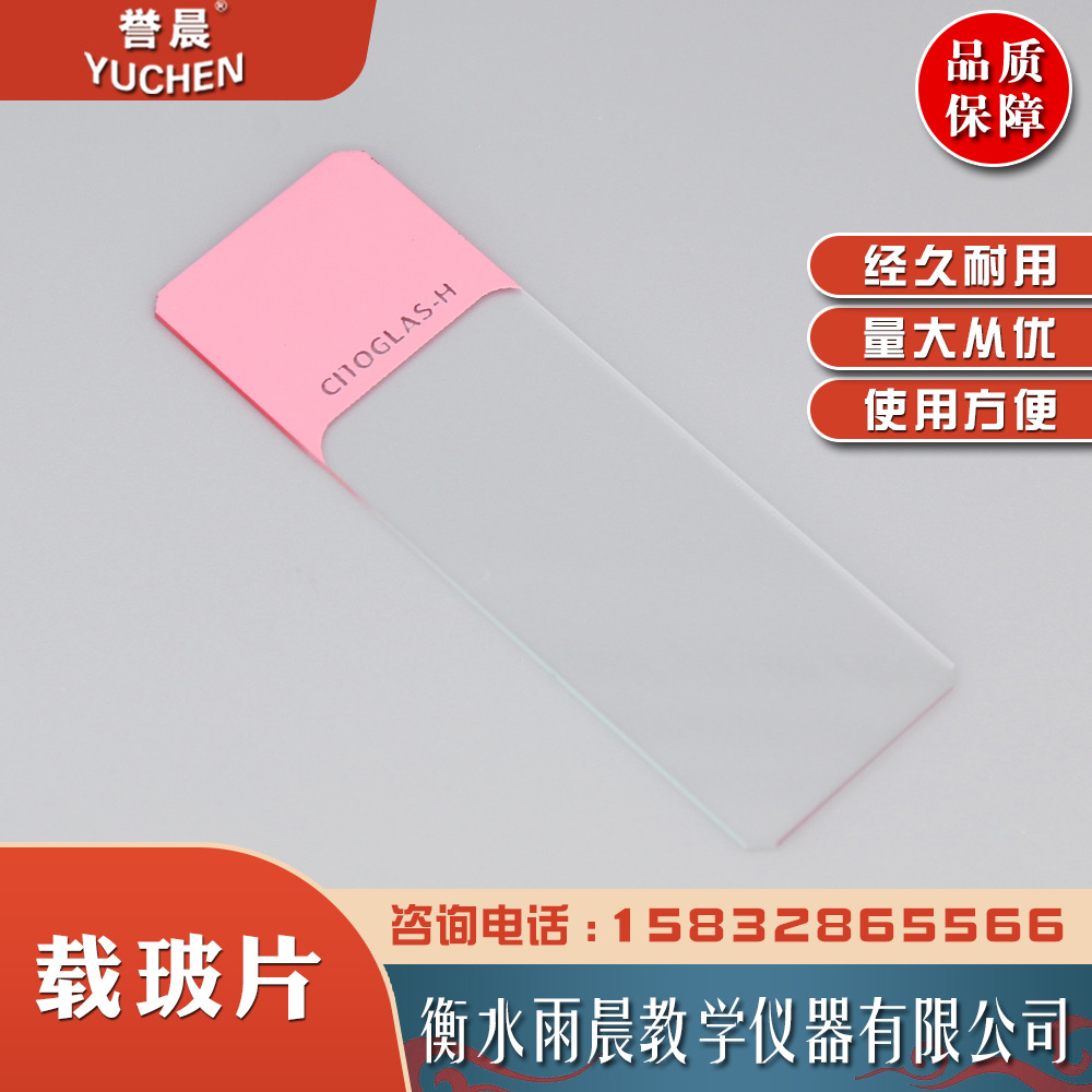 80302载玻片25×75mm显微镜教具一盒50片观察细胞载体教学仪器