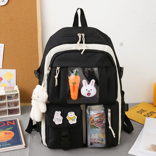 Backpack for Girls, Lightweight, Cute, Summer, Suitable for Students in Grades 3 to 6, Large Capacity, Children's Dual Shoulder Bag