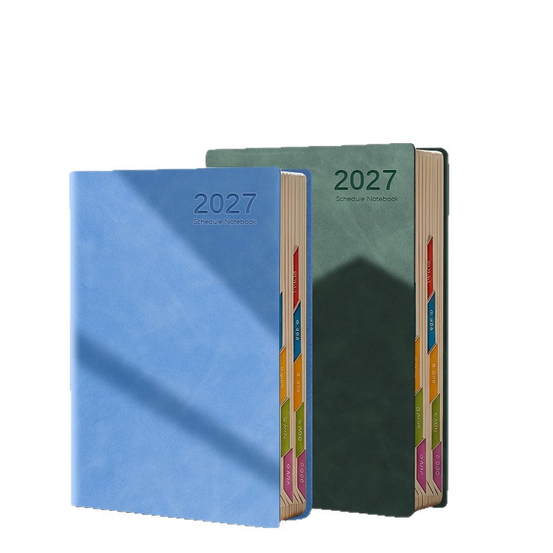 2027 calendario transfronterizo inglés español mayorista 365 días plan diario eficiencia exportación de cuadernos