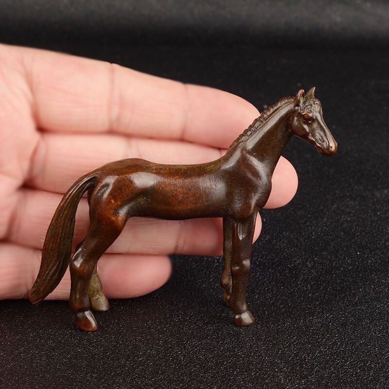 Antique Alloy Horse Zodiac Horse Home Furnishings Desktop Decoration Crafts Pony Ornaments