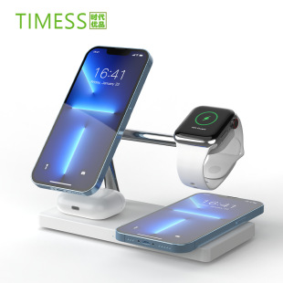 Source factory private model new T218 seven-in-one wireless charger mobile phone headset watch wireless fast charging