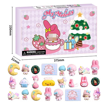 멜로디 24피스 블라인드 박스 드로우 패키지