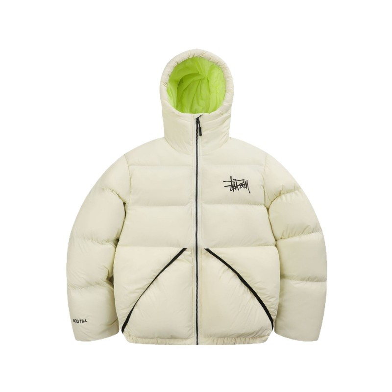 跨境冬季新款STU经典纯色连帽棉服保暖百搭休闲面包服情侣款外套|undefined