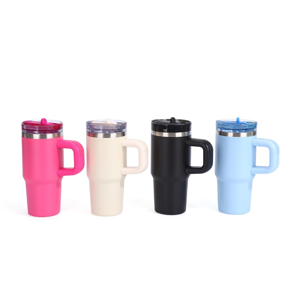 Transfronterizo 20oz mango de boquilla taza de automóvil vacío portátil al aire libre taza de hielo 304 taza de aislamiento de acero inoxidable mayorista