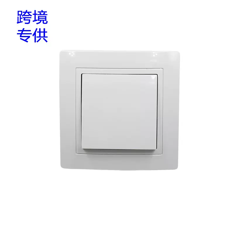 跨境欧式一开双控10A/220V 欧洲暗装墙壁一位开关单开双控单联