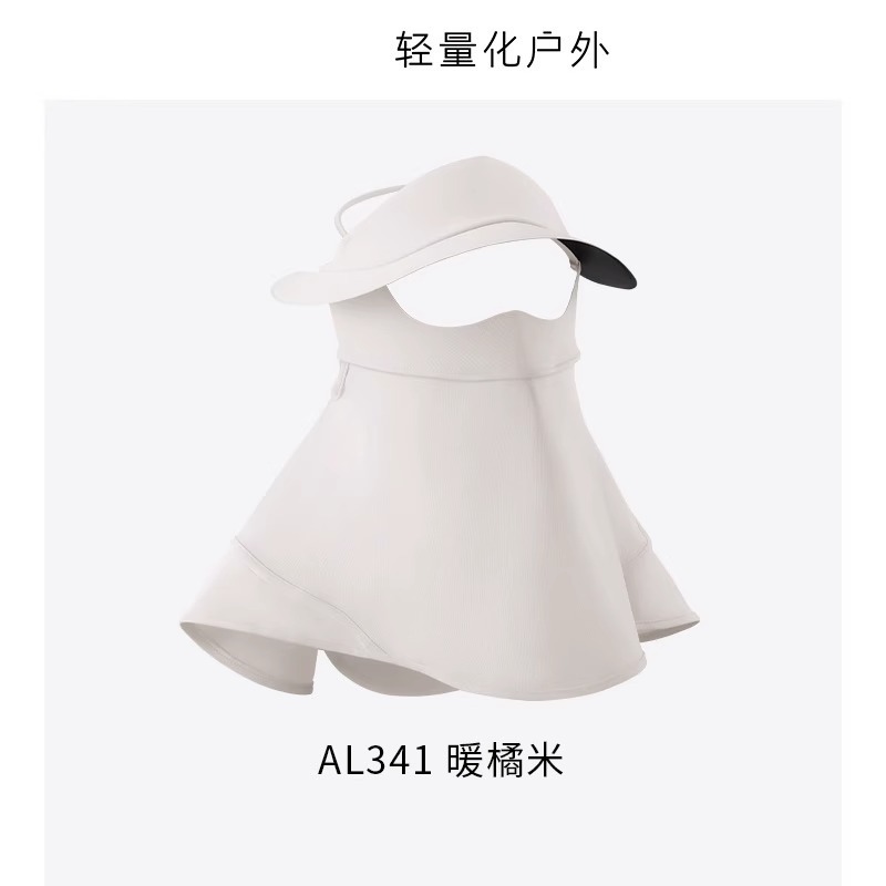 Máscara de protección solar de Gini facial máscara de protección solar de cara completa para mujeres en verano máscara de protección solar de cara completa contra rayos ultravioleta al aire libre sombrero de sombra de seda de hielo para hombres máscara facial