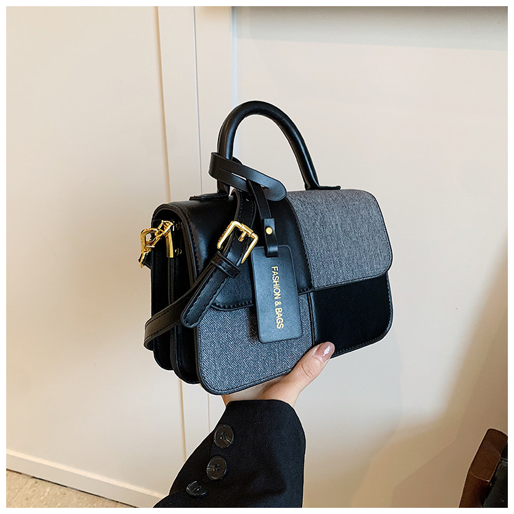 Maillard Splicing Handbag for Women 2024 New Style, with Unique Texture and a Stylish Crossbody Bag Design_voghion.com