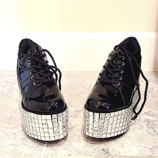 Platform Shoes Lolita Punk Diablo Cosplay Lolita Shoes Boots Pumps