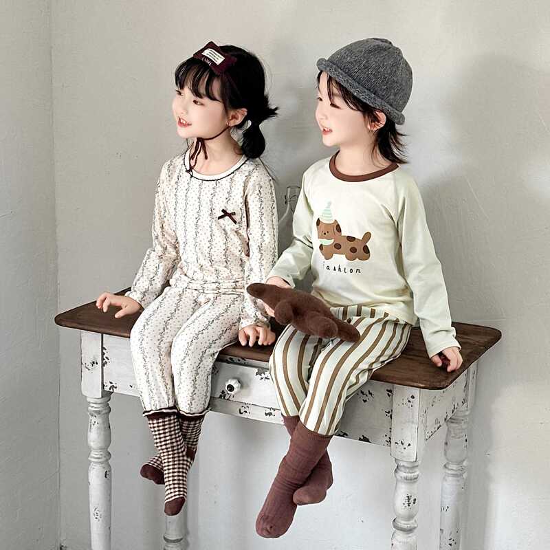 Children's Pure Cotton Autumn Clothing Set 2026 New Model Unisex Seamless A-Class Loungewear Set Baby Thermal Underwear Children's Pure Cotton Autumn Clothing Set 2026 New Model Unisex Seamless A-Class Loungewear Set Baby Thermal Underwear