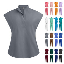 16色立领蝙蝠袖洗手衣美容院牙科医生护士服工作制服套装医护专用