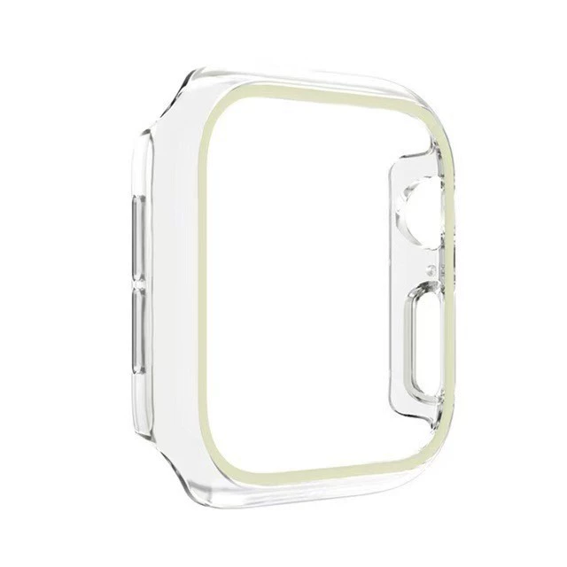Applicable Apple S10 Watch Shell Halit Border Set Ultra49 Transparent IWATCHS7 fluorescent protective case