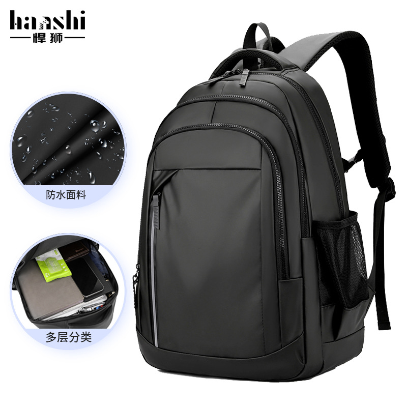 Mochila de hombre transfronteriza Mochila de mujer de moda de viaje de sentido avanzado Bolsa de computadora impermeable de viaje Mochila ligera