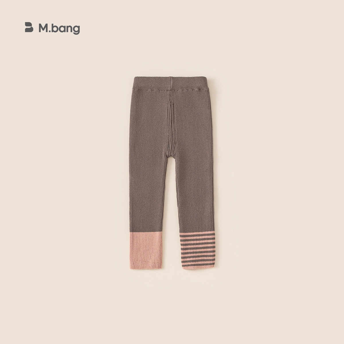 Youbao ropa para niños otoño e invierno niñas elásticas todo fósforo pantalones largos estilo invierno personalidad de los niños costura leggings de punto a rayas