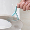 Sanitary silicone toilet lid, anti -dirty cover, handle, open toilet lid toilet toilet