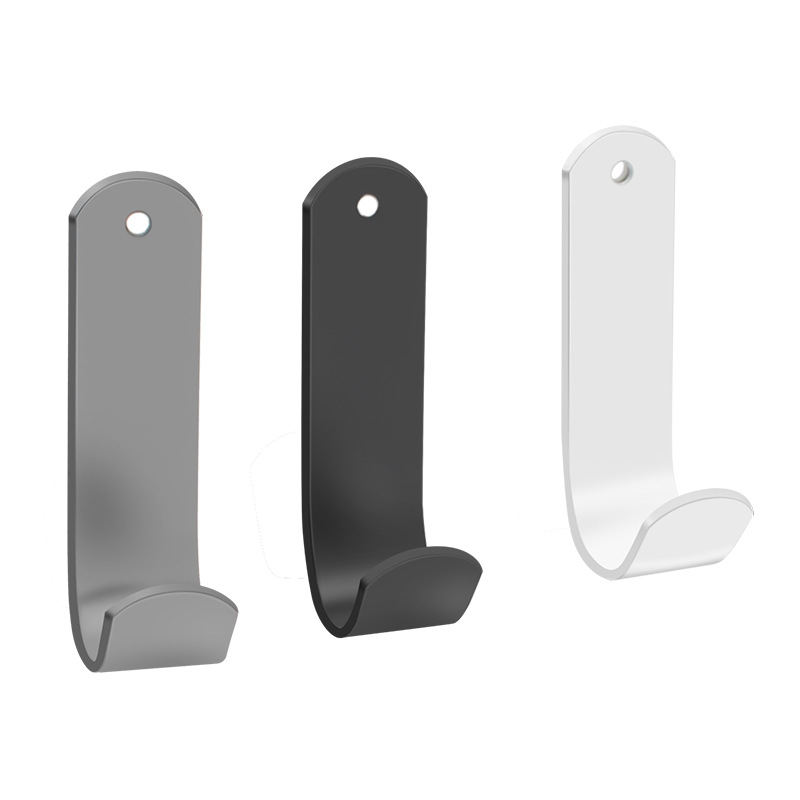 Gancho sin perforación sin huellas resistente portante de carga cocina baño puerta adhesiva detrás del gancho adhesivo puerta de entrada gorra percha de ropa