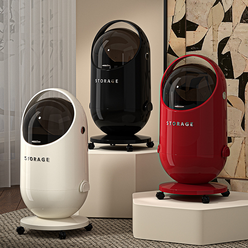 New Style Household Trash Can for Living Room, Light Luxury, High-End, Flip-Top, Large Capacity, for Kitchen, Bedroom, Bathroom, High Aesthetic Value