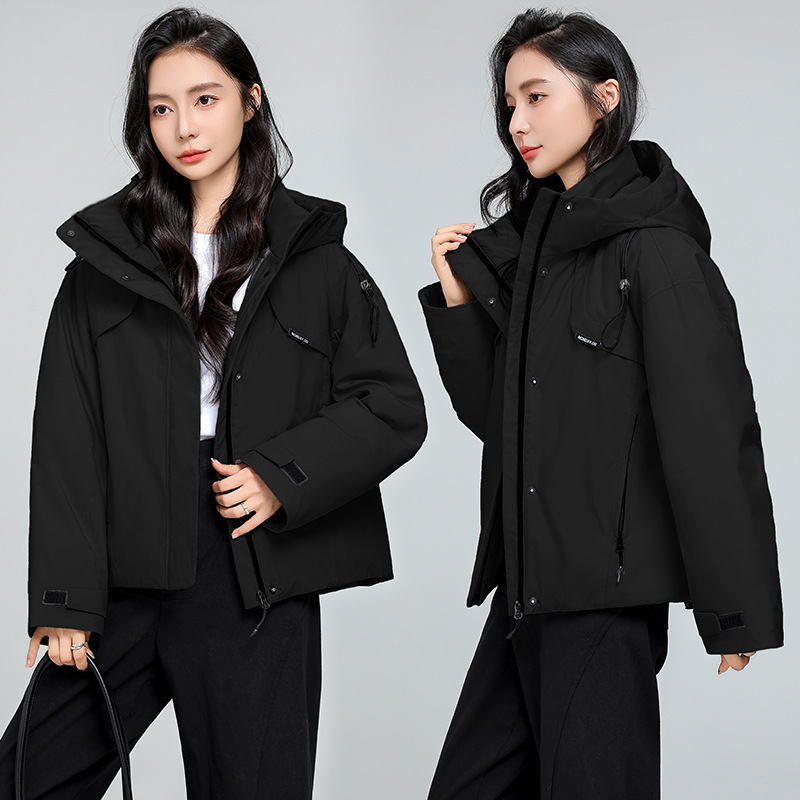 2025 New Parka Women's Korean Style Loose Thick Versatile Fashionable Stylish Comfortable Cold-Proof Cotton Jacket