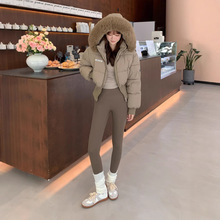 短款羽绒棉服女2025新款冬季收腰显瘦棉袄高级感小个子棉衣外套厚