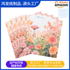 ゲサン花柄プリントナプキン、アマゾン正方形ナプキン、越境人気商品、ホリデーパーティーナプキン、使い捨てナプキン